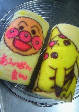 お絵描き☆ロールケーキ-レシピのメイン写真