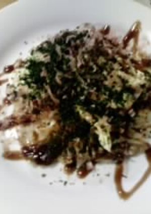 ☆粉を使わないヘルシーお好み焼き☆-レシピのメイン写真