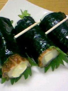 チーズちくわの海苔巻き-レシピのメイン写真