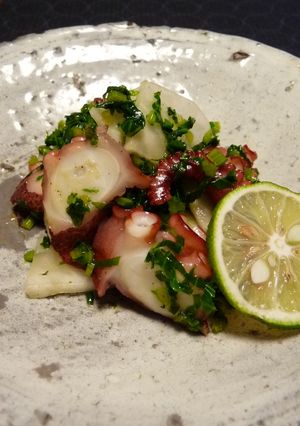 蕪と葉っぱとタコのサラダ-レシピのメイン写真