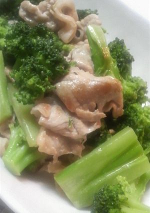 ☆ブロッコリーと豚肉マヨ炒め☆-レシピのメイン写真