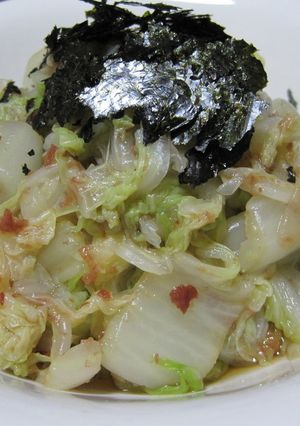 ＊白菜のお浸し　梅風味＊-レシピのメイン写真