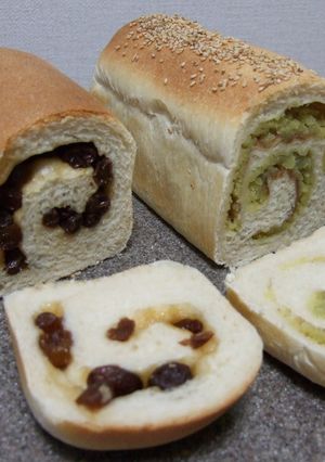 自家製酵母で うずまきミニ食パン-レシピのメイン写真