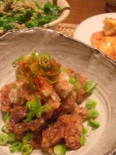 砂肝の唐揚おろしポン酢のせ☆-レシピのメイン写真