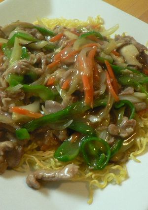 中華三昧ＤＥあんかけ焼きソバ♪-レシピのメイン写真