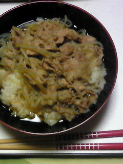 初めての牛丼~ヤンバージョン~-レシピのメイン写真