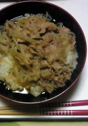 初めての牛丼~ヤンバージョン~-レシピのメイン写真