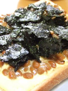 マヨ納豆焼き海苔トースト☆-レシピのメイン写真