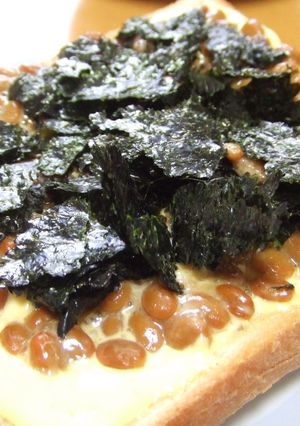 マヨ納豆焼き海苔トースト☆-レシピのメイン写真