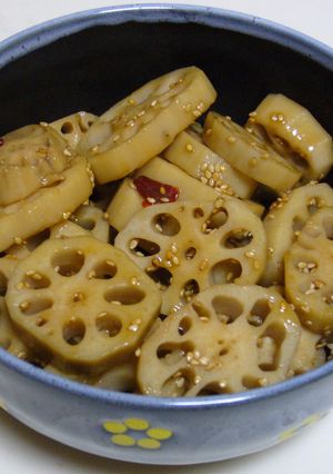 『｡o○レンコンのかりかり炒り煮○o｡』-レシピのメイン写真