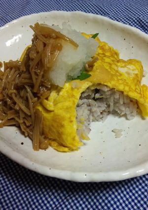 雑穀米de簡単和風オムライス★-レシピのメイン写真