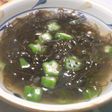 もずくとおくらのエスニック風スープ