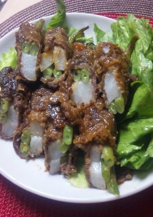 やまといもの肉巻き-レシピのメイン写真