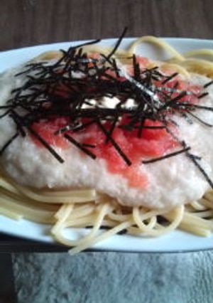 ノンオイルで簡単！山芋たらこパスタ★-レシピのメイン写真