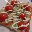 簡単♪プチトマトとキャベツのトースト