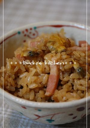 美味すぎ！ベーコンとアサリの炊き込みご飯-レシピのメイン写真