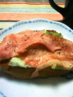 オープントースト-レシピのメイン写真