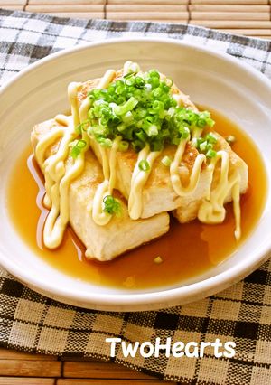 我が家の豆腐ステーキはマヨポンで♡-レシピのメイン写真