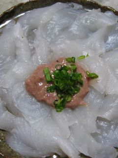 かわはぎの肝醤油@@-レシピのメイン写真