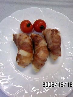 マッシュポテトの豚バラ巻き-レシピのメイン写真