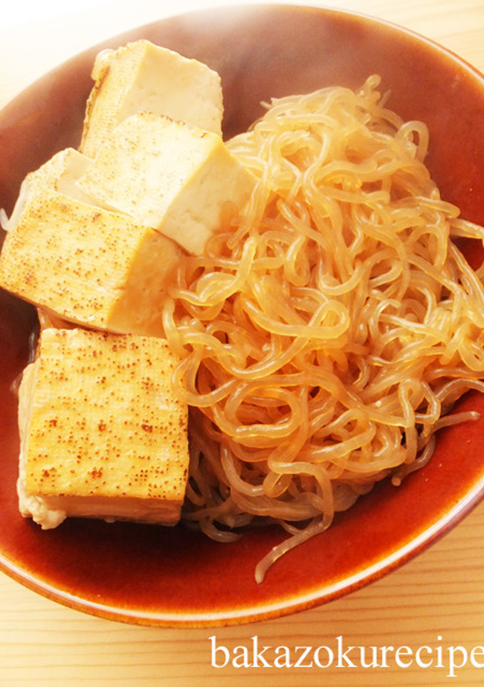 焼き豆腐と白滝の煮物-レシピのメイン写真