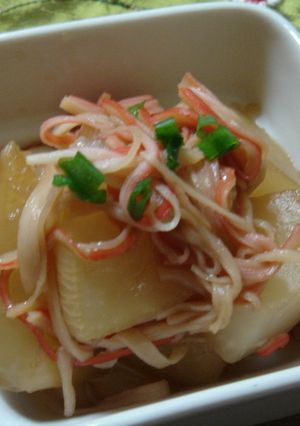 簡単☆かぶとカニカマの煮物-レシピのメイン写真