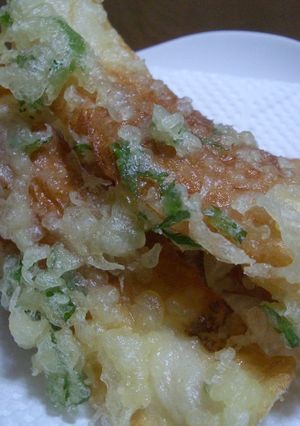 大葉の衣でちくわの天ぷら-レシピのメイン写真