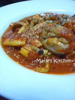 鶏肉ときのこのトマト煮込み-レシピのメイン写真