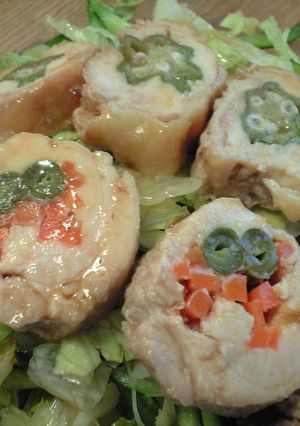 レンジde野菜チキンロール-レシピのメイン写真