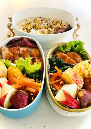 2025女子弁❤️鳥の照り焼き弁当-レシピのメイン写真