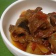 牛筋のトマト煮込み