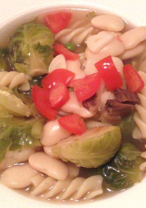 主食になるスープ♪パスタ・ファジオーリ-レシピのメイン写真