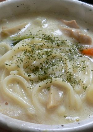 クリームシチュー☆うどん-レシピのメイン写真