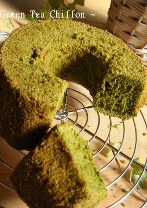 ダイエット！！ノンオイル抹茶シフォン♪-レシピのメイン写真