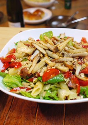 エリンギとベーコンのサラダペンネ-レシピのメイン写真