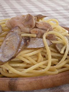 簡単手軽に♪鶏ごぼうの和風パスタ-レシピのメイン写真