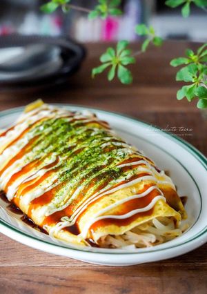 豚バラともやしのとん平焼き-レシピのメイン写真