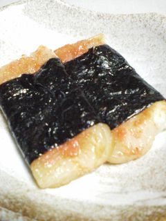 バター醤油で明太磯辺焼きもち-レシピのメイン写真