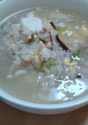 十六穀米の鶏雑炊♪-レシピのメイン写真
