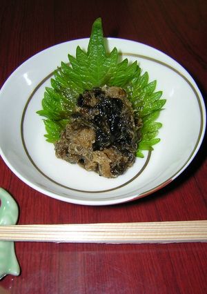 刺身のツマの海苔佃煮あえ-レシピのメイン写真