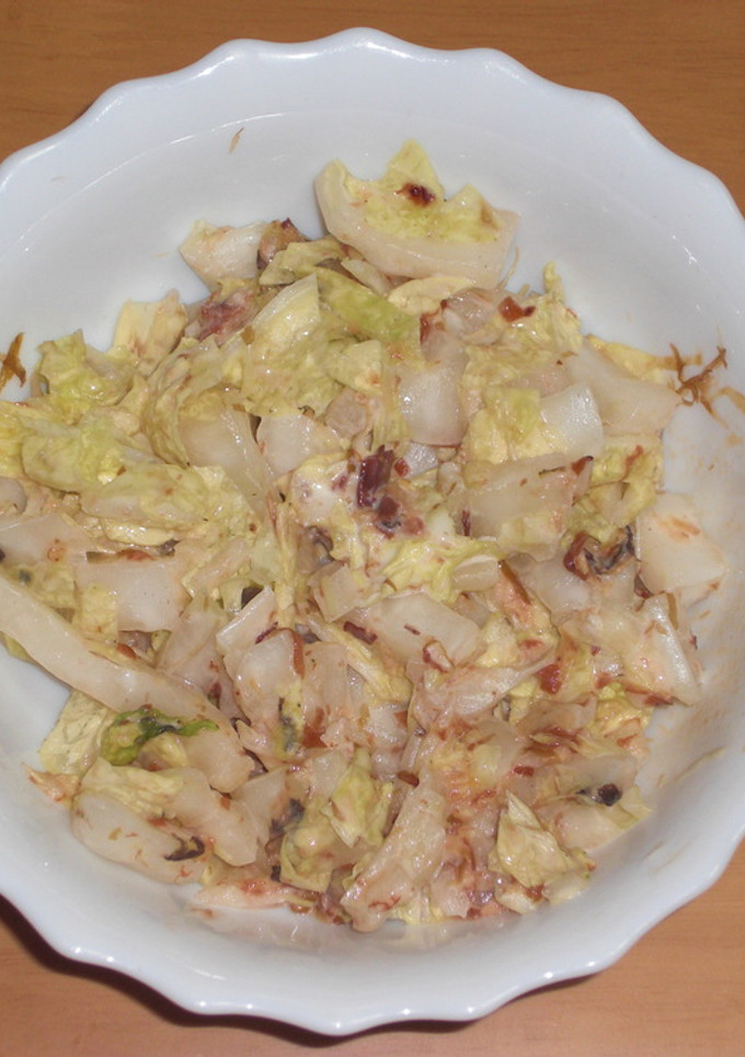 日本の味？白菜の梅おかかマヨ和え-レシピのメイン写真