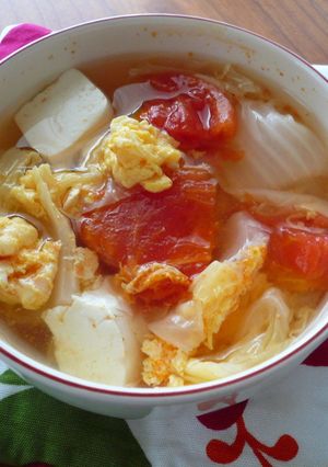 白菜とトマトのあったか＆あっさりスープ-レシピのメイン写真