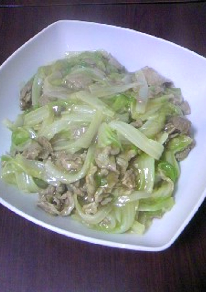 白菜と豚だけでうまうまあんかけ-レシピのメイン写真