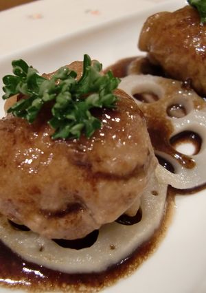 チーズ入り豚肉のバルサミコソース-レシピのメイン写真