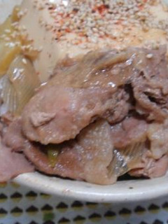 肉豆腐丼-レシピのメイン写真