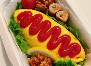 【簡単】綺麗に包める🐾オムライス弁当-レシピのメイン写真