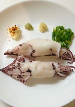 茹でヤリイカ-レシピのメイン写真