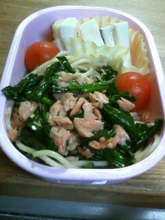 ほうれんそうとさけのパスタ★+-レシピのメイン写真
