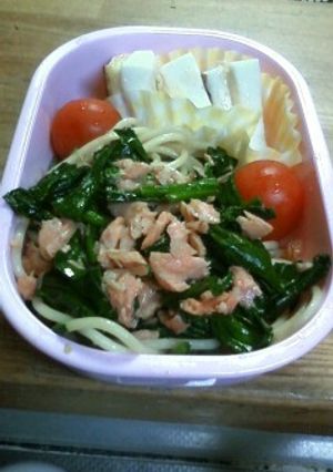 ほうれんそうとさけのパスタ★＋-レシピのメイン写真