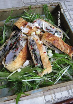 ササっと簡単【里芋・海苔お揚げ焼】3つ味-レシピのメイン写真